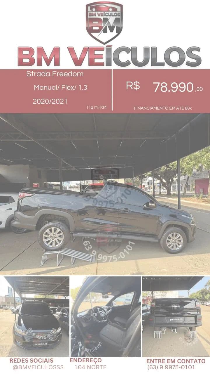 Fiat Strada Freedom 1.4 Flex 8V CD 2021