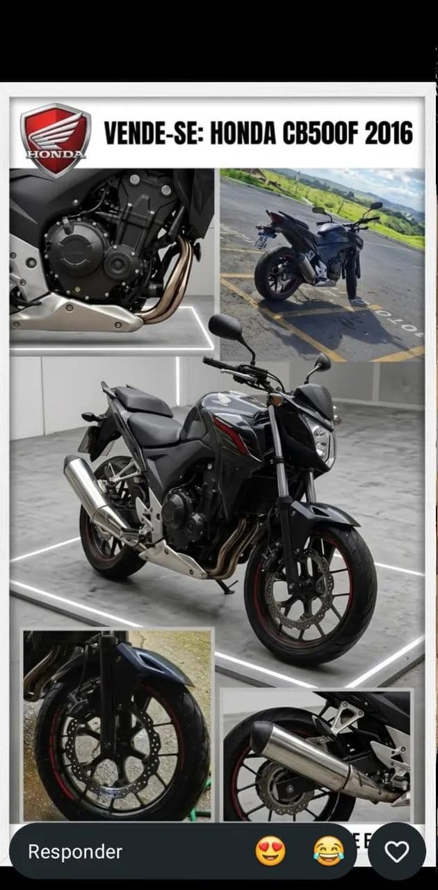 Cb 500f 2016 modelo 15
