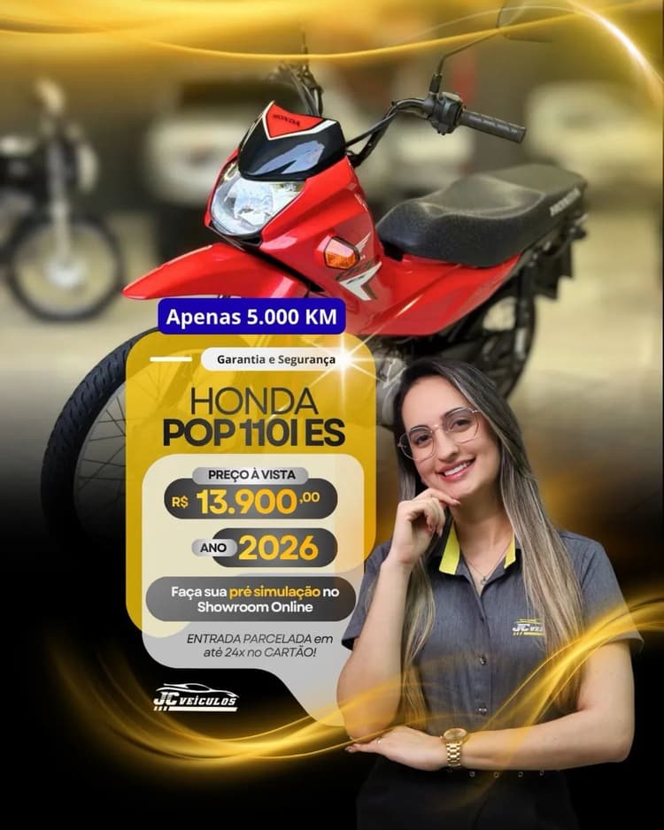Honda Pop 110 ES 2026 partida