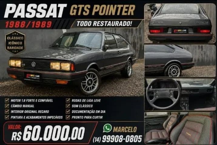 Volkswagen Passat Pointer GTS 1989