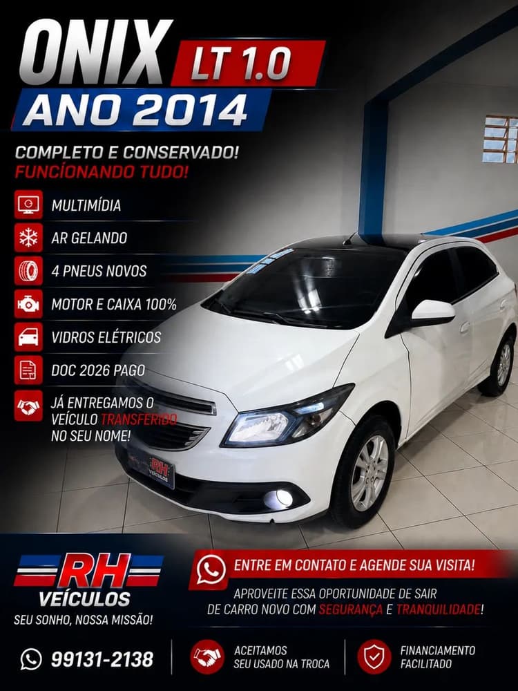 Chevrolet Onix Hatch LT 1.0 8V Flex Power Mec. 4P 2014