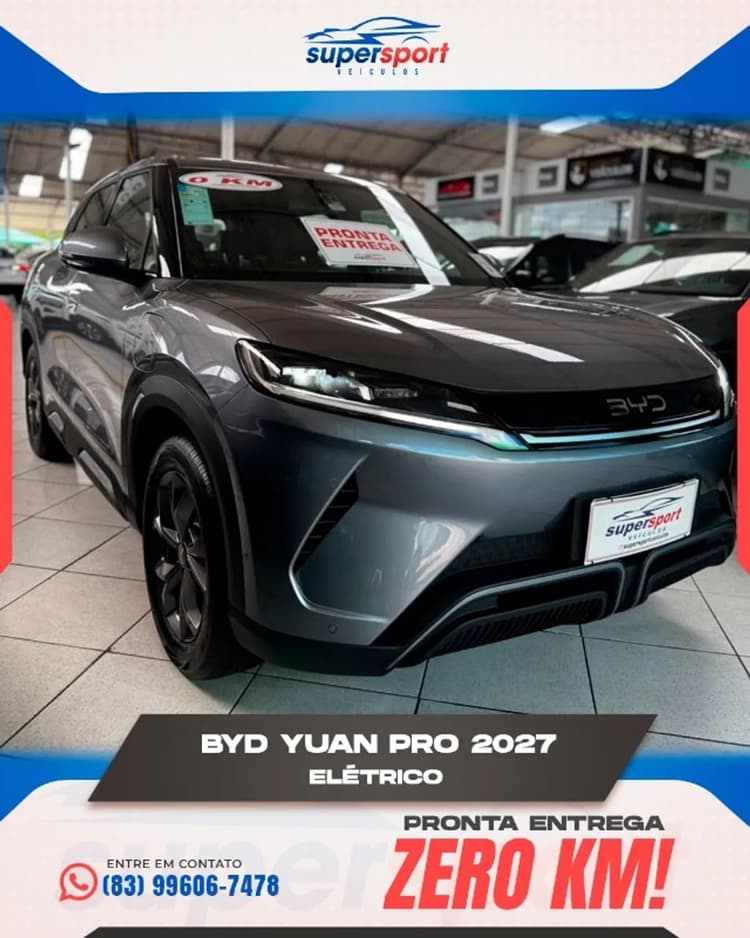 BYD Yuan Pro Elétrico 2026