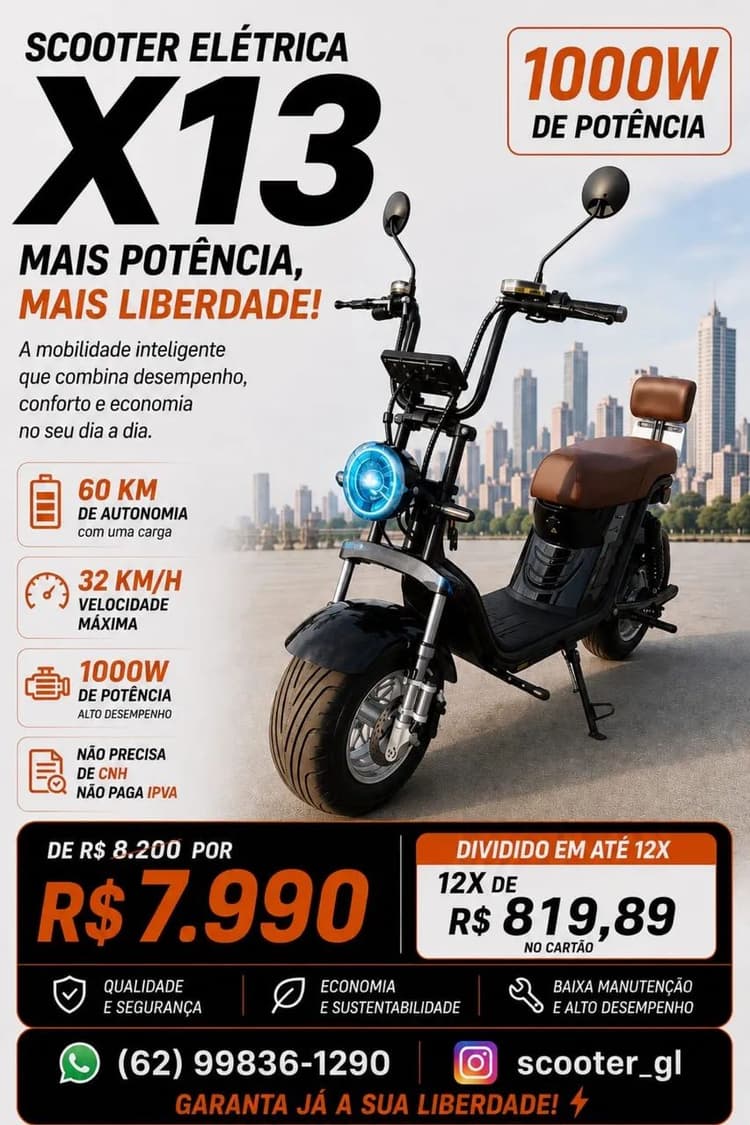 Scooter x13 1000w