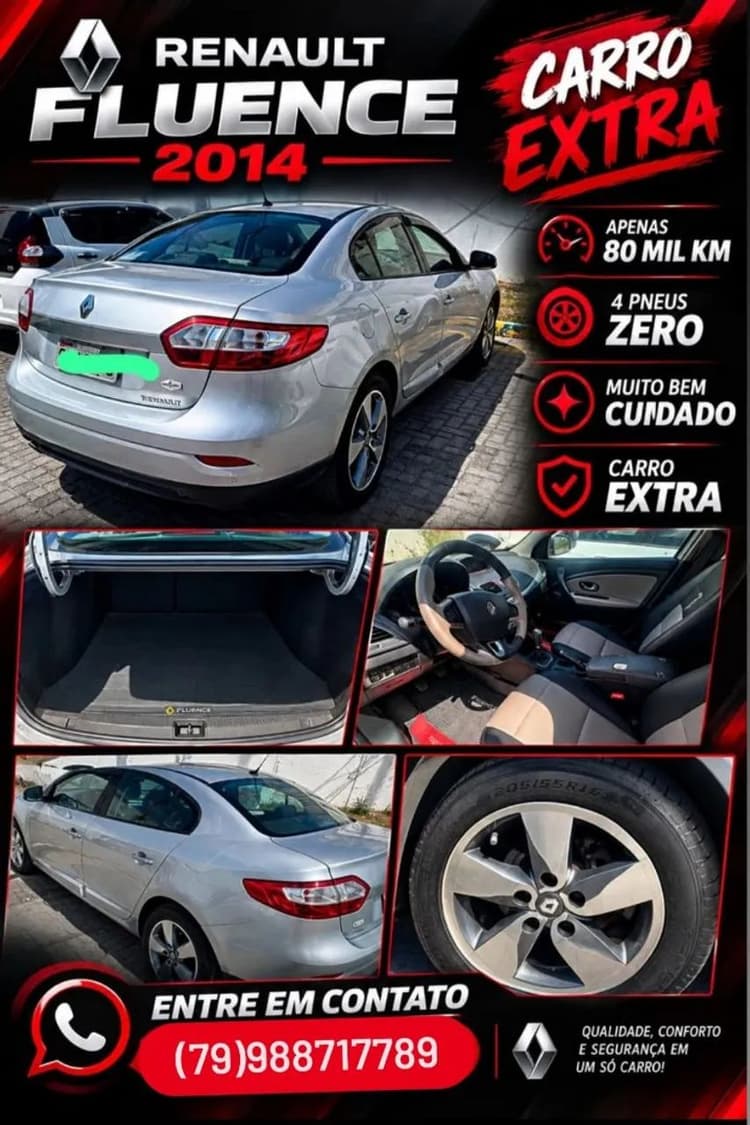 Renault Fluence Sed. Dynamique 2.0 16V Flex Mec. 2014