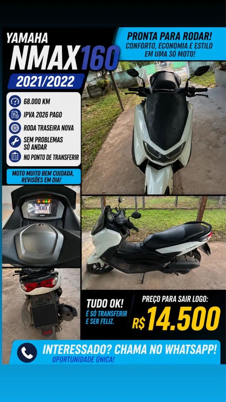 Nmax 160 pra vender logo 