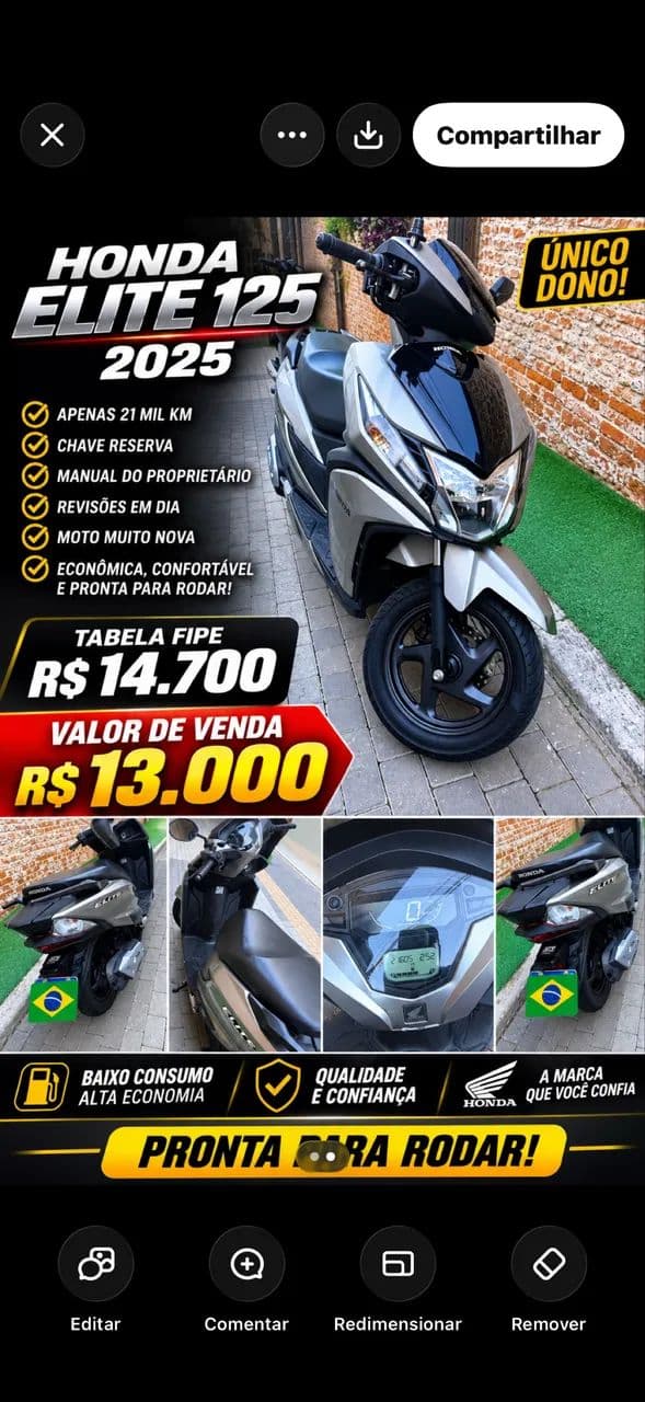 Honda elite 2025 