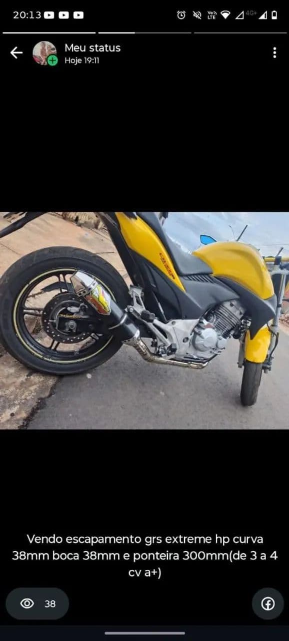 Vendo cb 300r em ótimo estado 