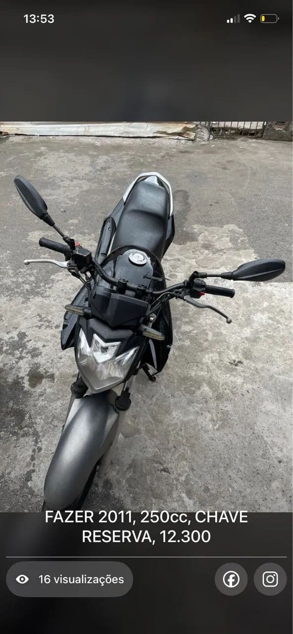 FAZER 2011 250cc 