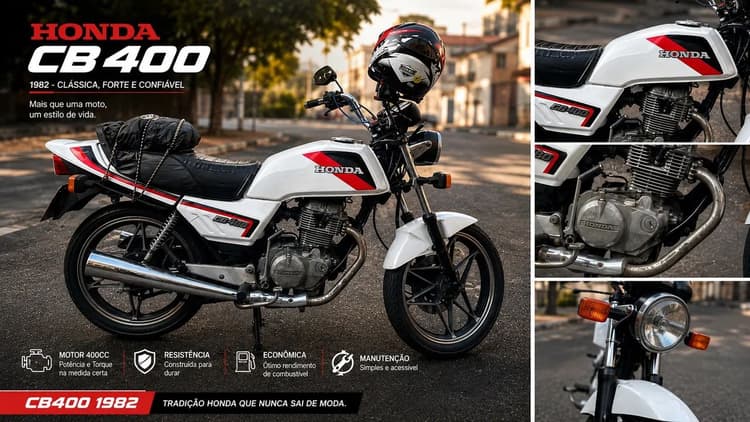 Honda CB400 ano 83 