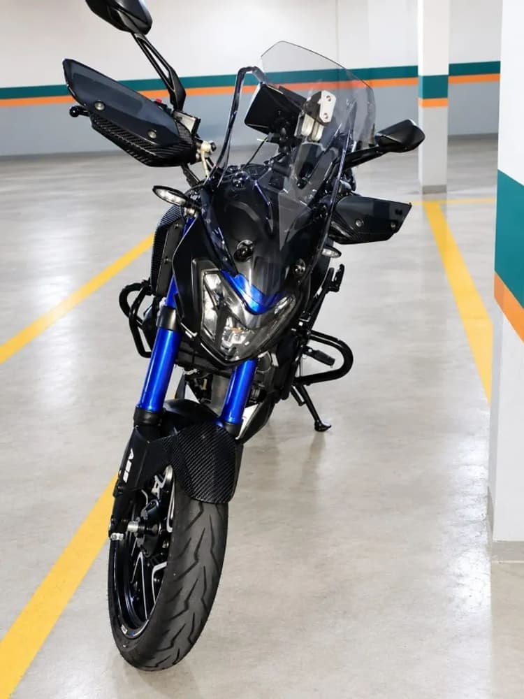 Bajaj Dominar 400 - vai com alarme e defletor