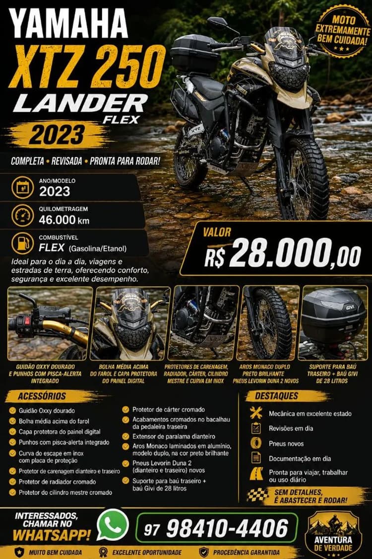 Xtz lander 250 2023 