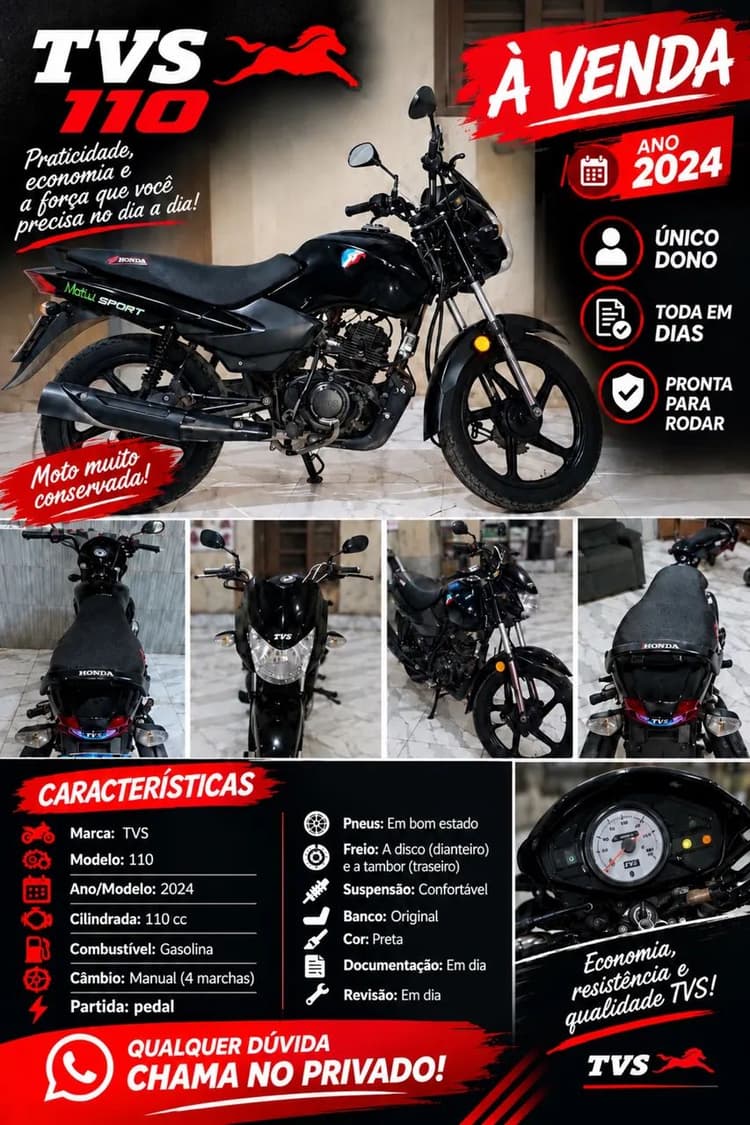 Vendo essa moto
