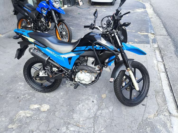Bros 160 2018 azul 