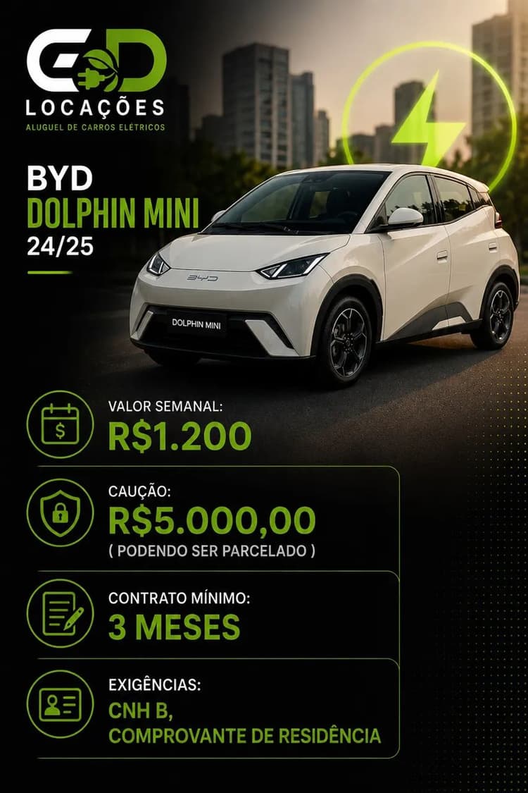 BYD Dolphin Mini (Elétrico) 2024
