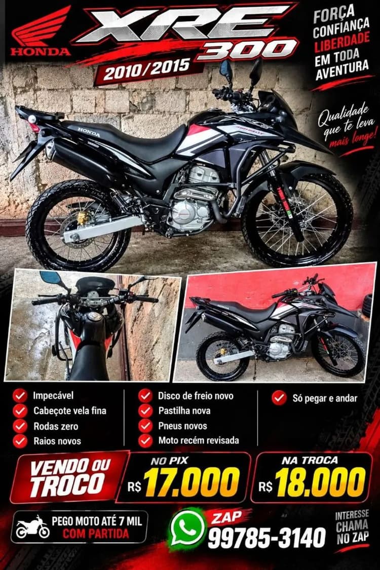 XRE 300 LEIA 