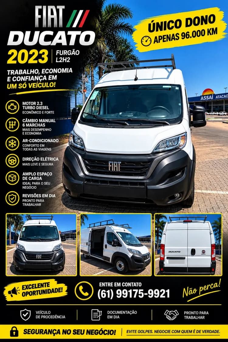 Fiat Ducato Cargo 2.2 Diesel (e6) 2023