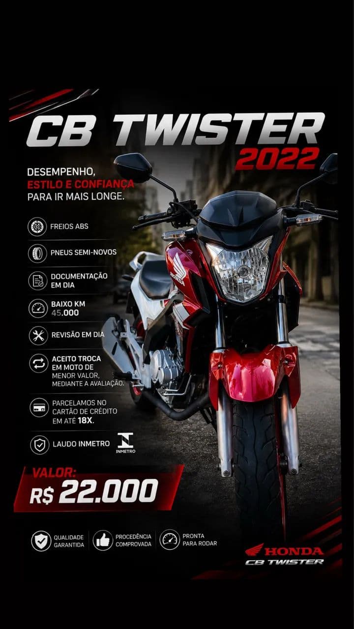 CB TWISTER 2022 ABS