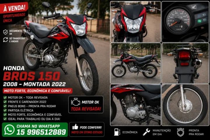 Honda bros 2008 150 esd