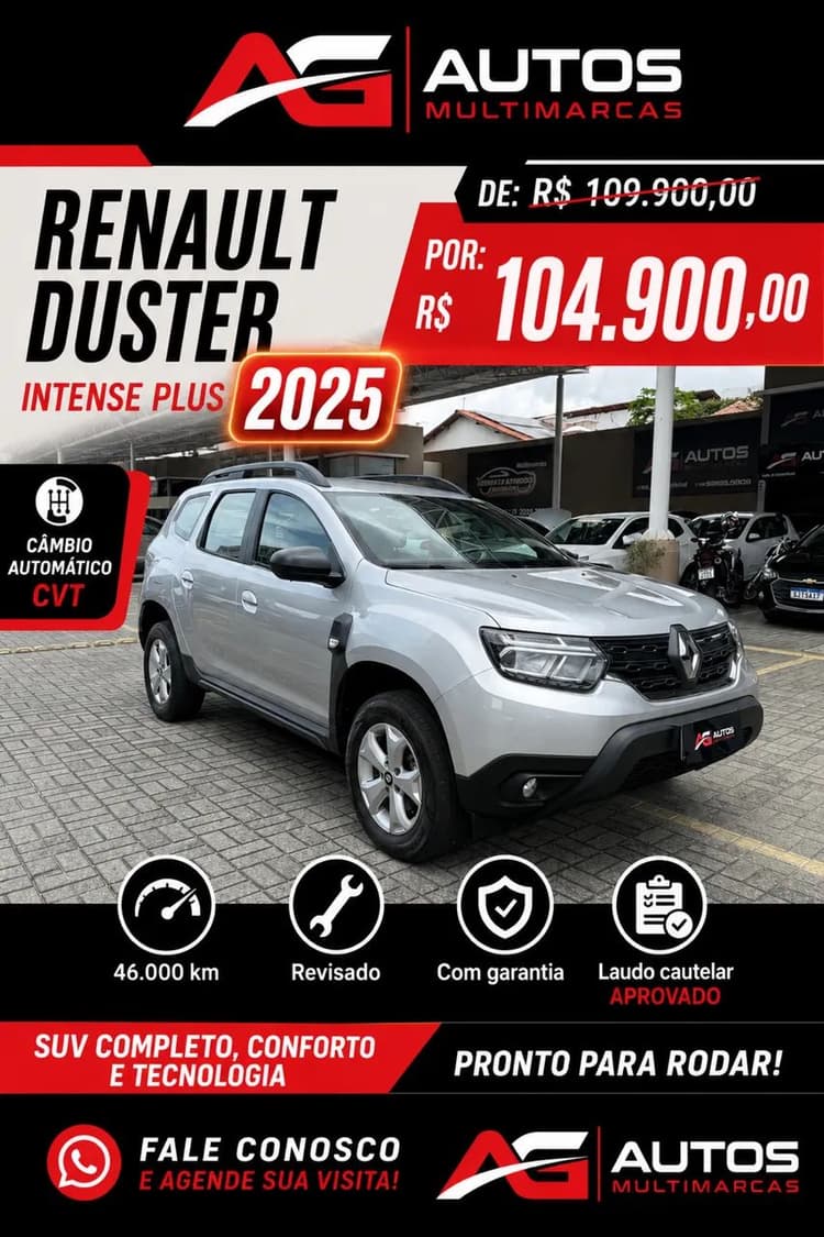 Renault Duster Intense Plus 1.6 16V Flex Aut. 2025