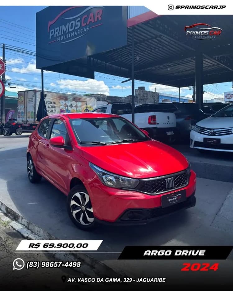 Fiat Argo Drive 1.0 6V Flex 2024