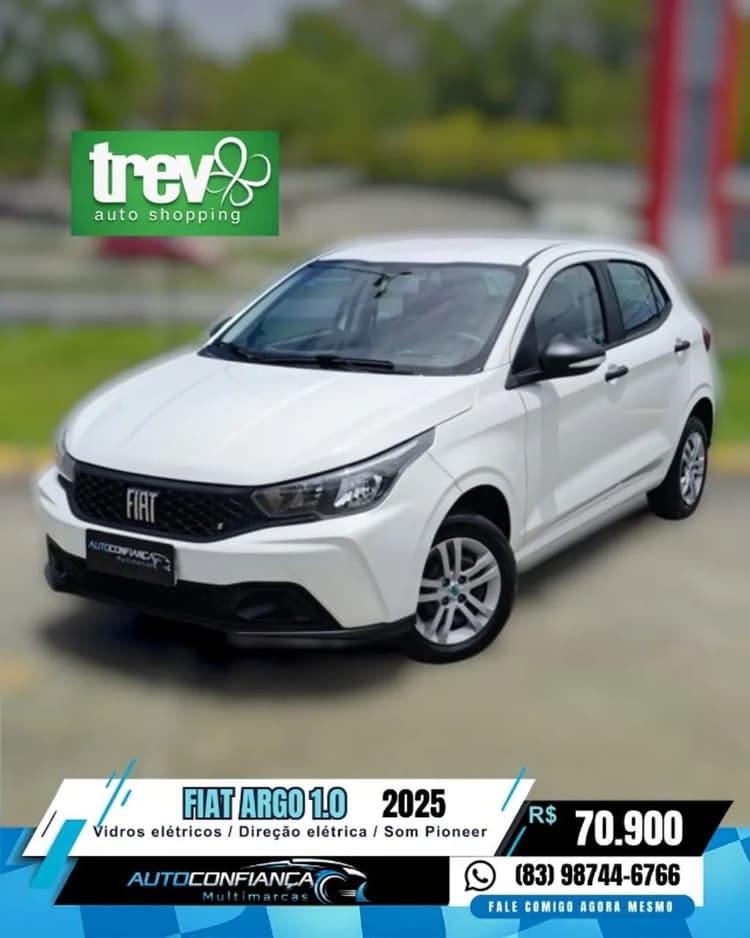 Fiat Argo 1.0 6V Flex. 2025