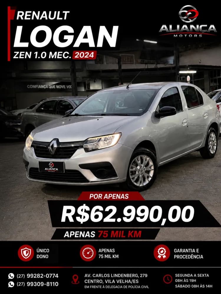 Renault Logan Dynamique Flex 1.6 16V 4P 2017