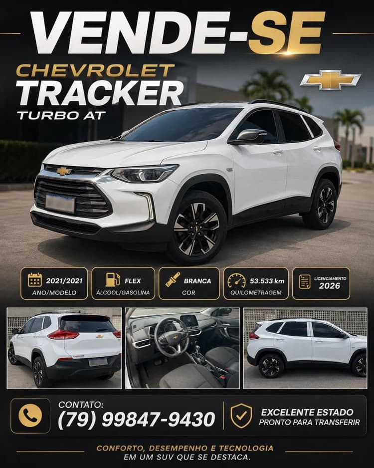 Chevrolet Tracker 1.2 Turbo 12V Flex AUT 2021