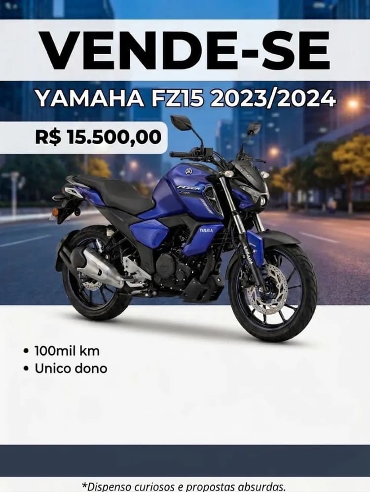 Fz15 2024 Único dono