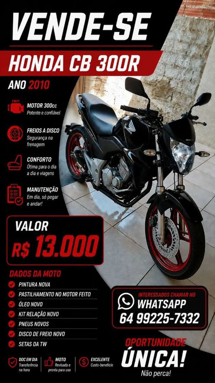 Vendo cb300r extra