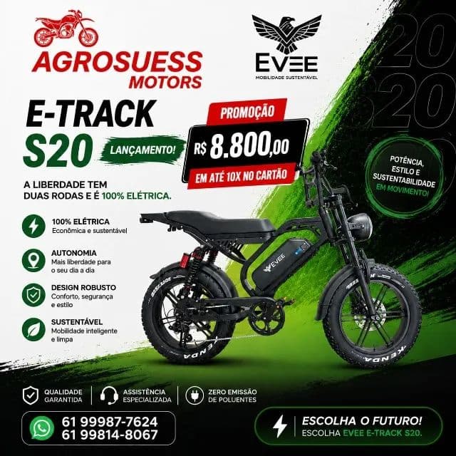 Scooter Elétrica 800 e 1000w 