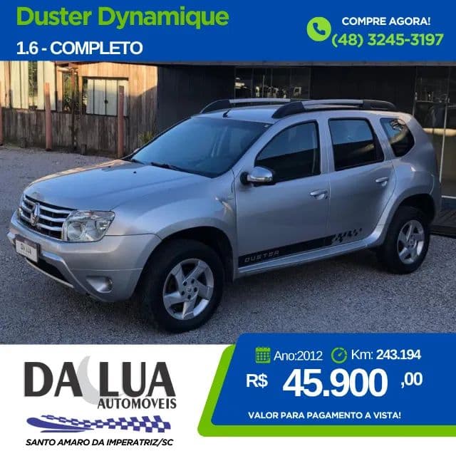 Renault Duster Dynamique 1.6 Hi-flex 16V Mec. 2012