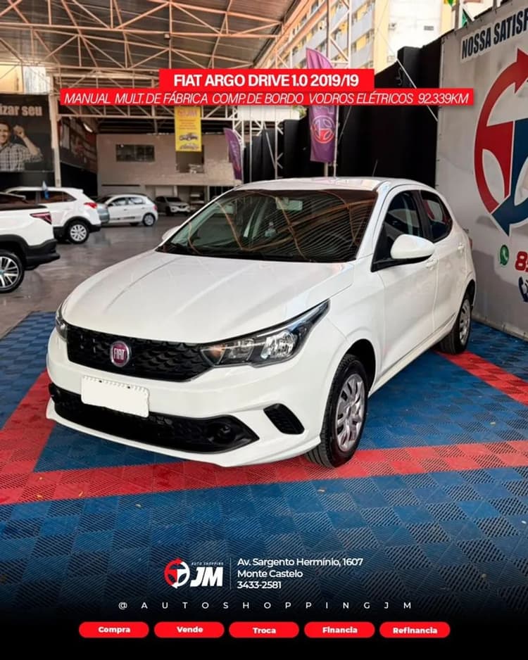 Fiat Argo Drive 1.0 Firefly 2019