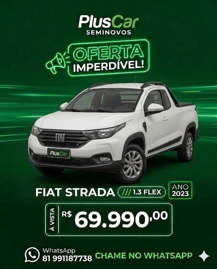 Fiat Strada Endurance 1.4 Flex 8V CS Plus 2023