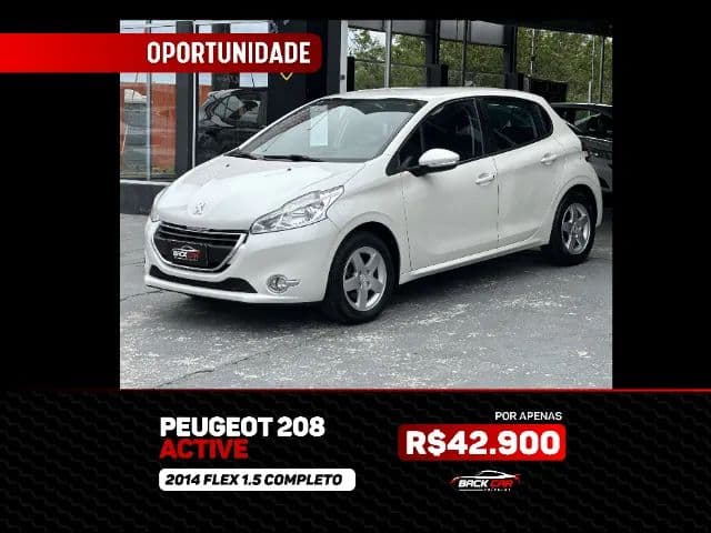 Peugeot 208 Active/active Pack 1.5 Flex 8V 5P 2014