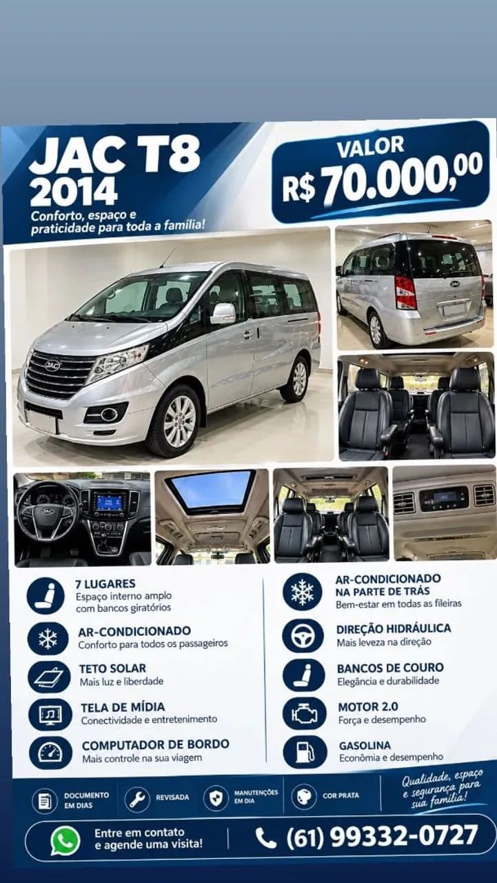 JAC T8 2.0 16V 5P Mec. 2014