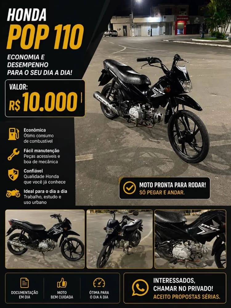 Honda pop 110i