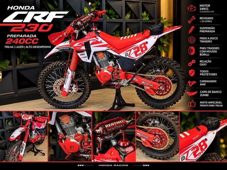 Crf 230 2008 impecável 