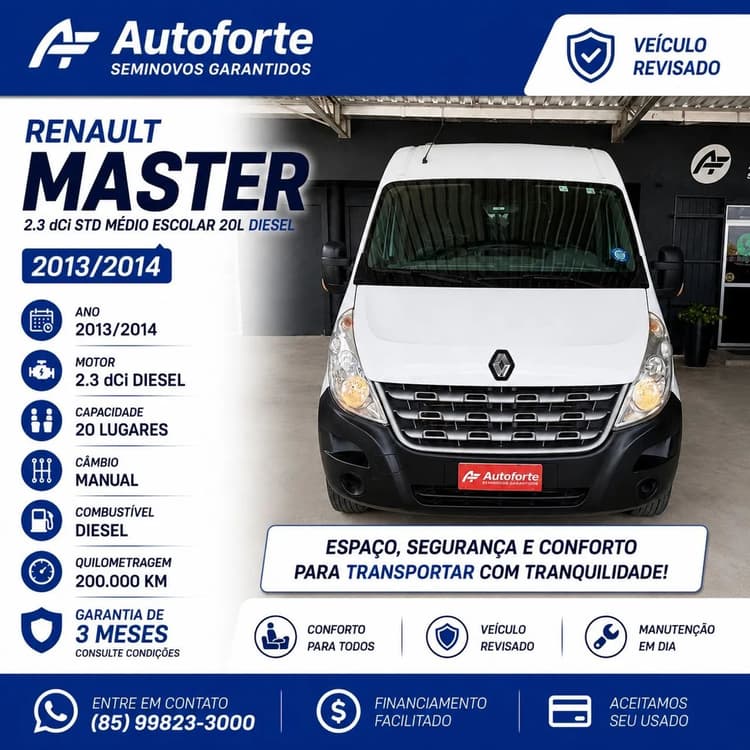 Renault Master 2.3 DCI STD Medio Esco. 20L Dies. 2014