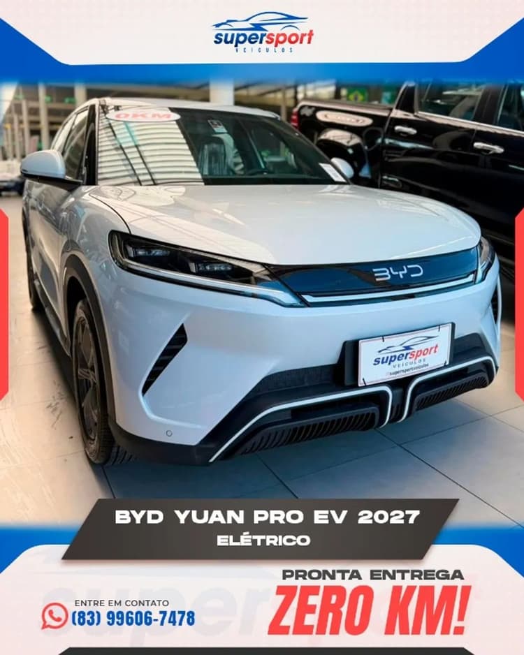 BYD Yuan Pro Elétrico 2026