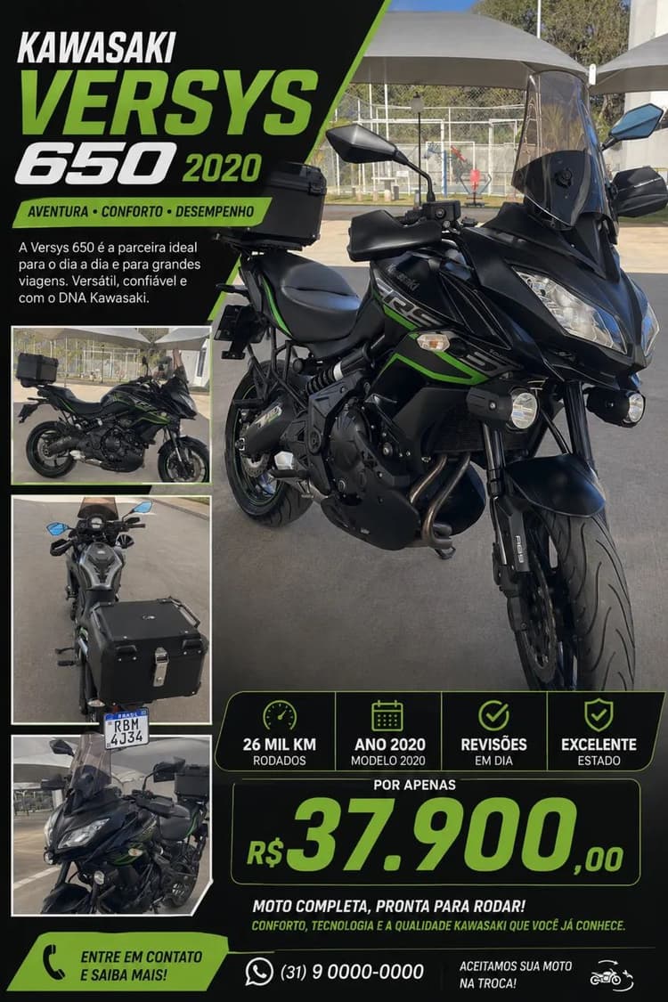 Kawasaki versys 650 cc
