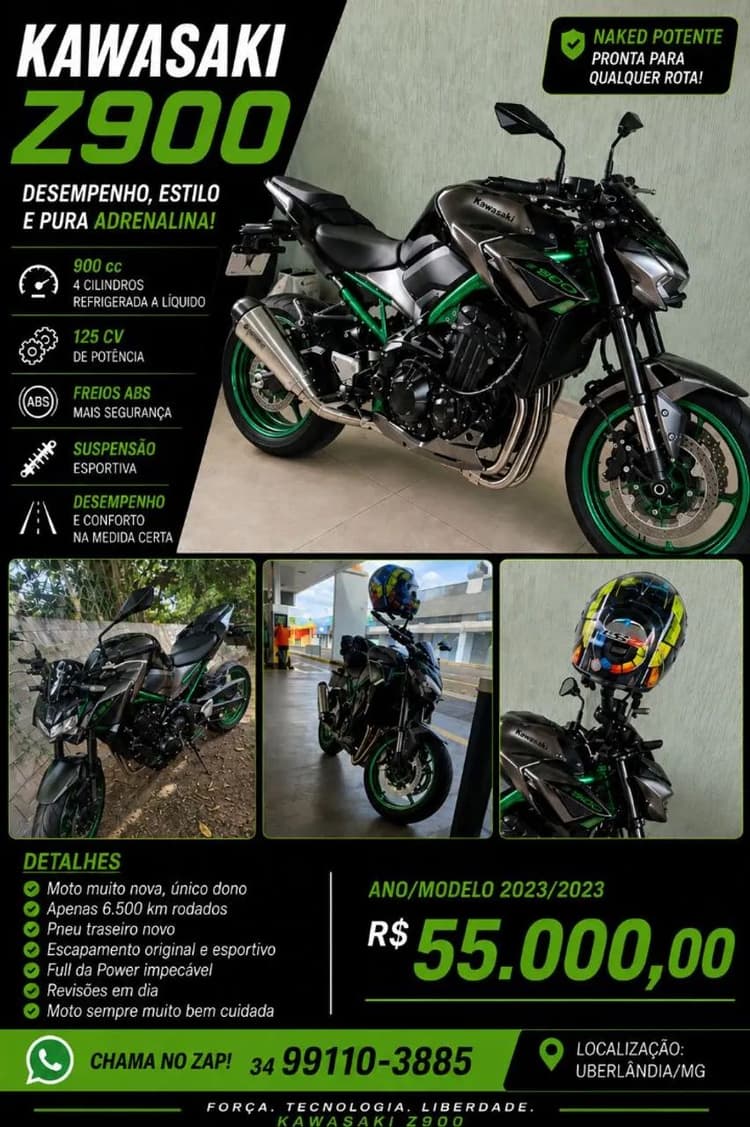 Z900 2023 6500 km
