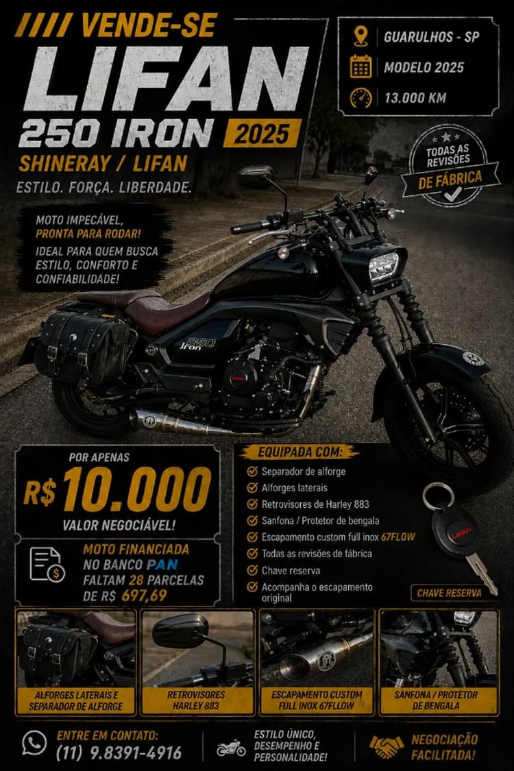 Iron 250 Shineray