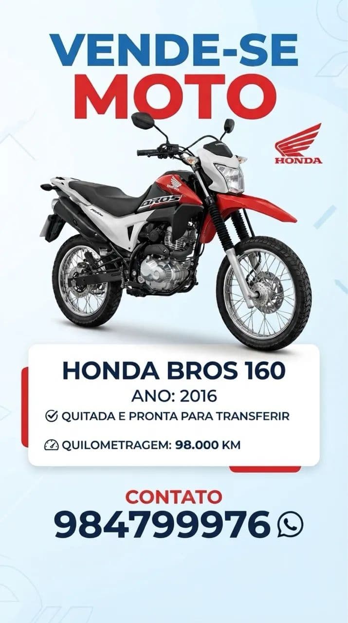 Oportunidade! Bros 160