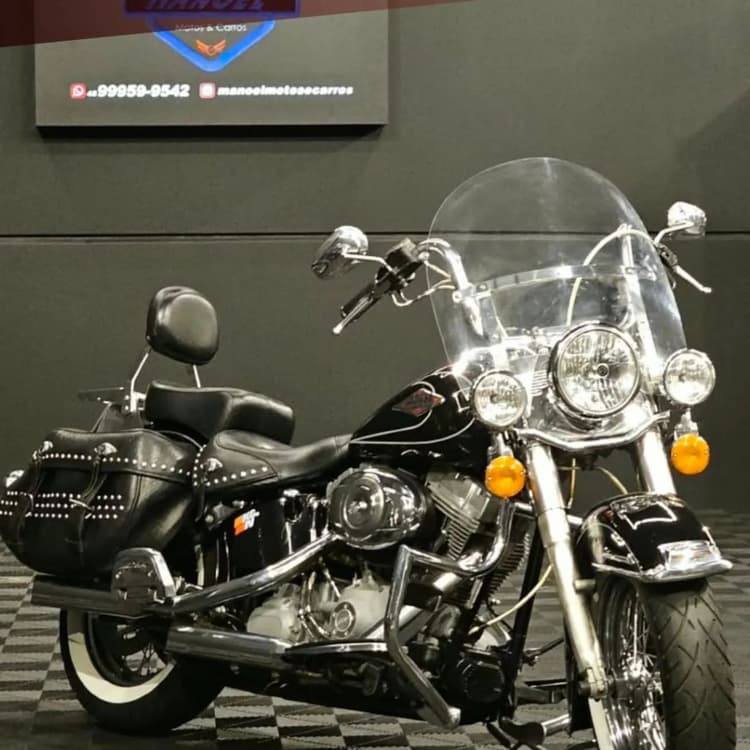 HERITAGE SOFTAIL CLASSIC FLSTC 2009 Preta