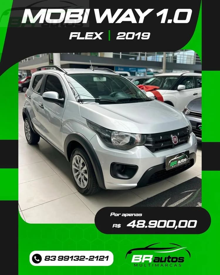 Fiat Mobi WAY 1.0 Fire Flex 5P. 2019