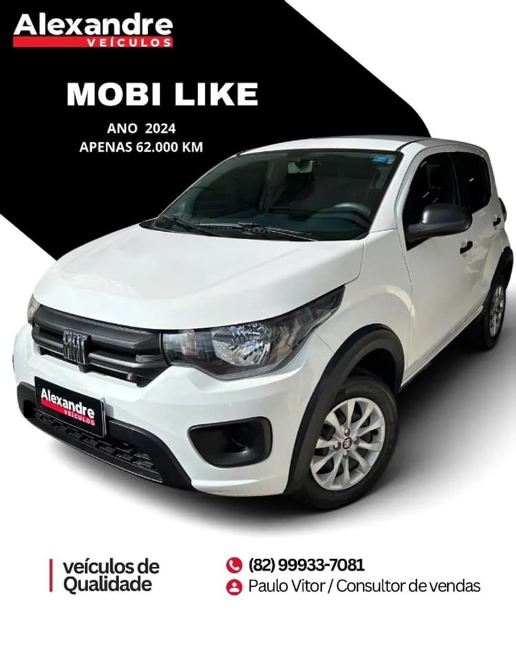 Fiat Mobi Like 1.0 Fire Flex 5P. 2024