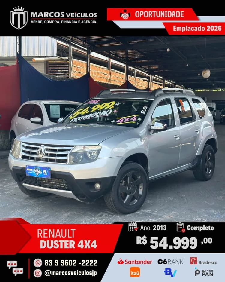 Renault Duster Dynamique 4X4 2.0 Hi-flex 16V MEC 2013