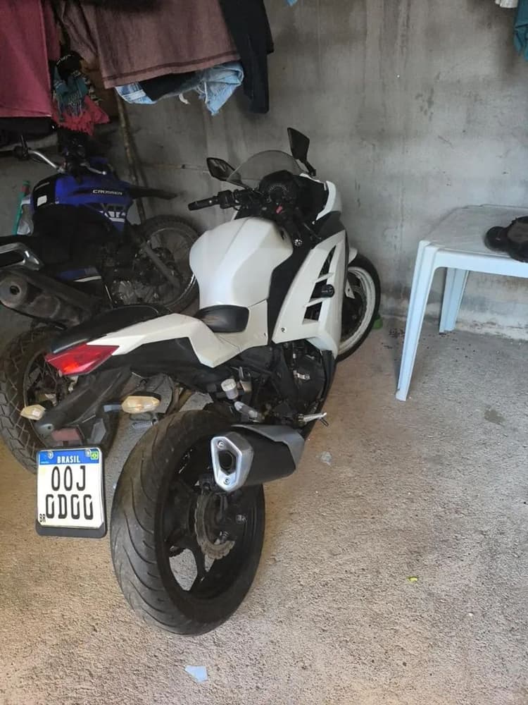Ninja 300 2013 branca 