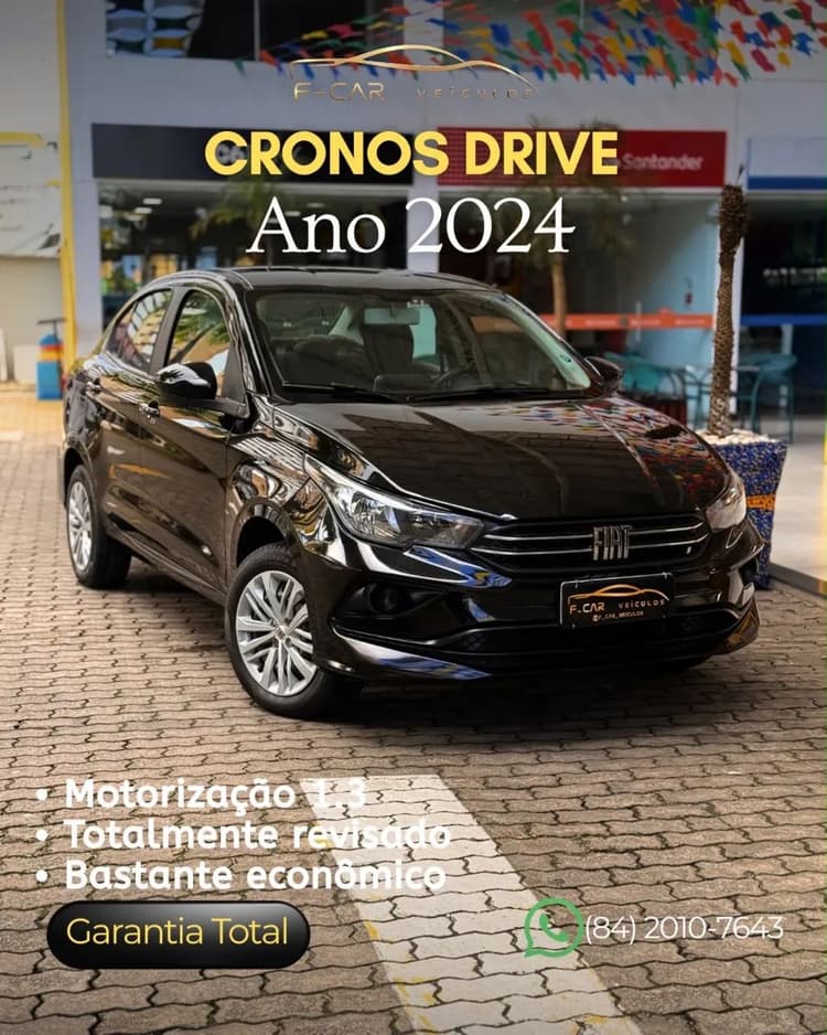 Fiat Cronos Drive 1.3 8V Flex 2024