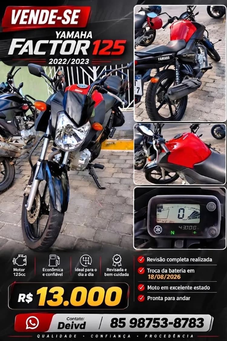 Yamaha Factor 125 2023 